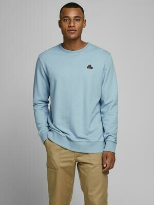 JORFRANKIE SWEAT CREW NECK Ashley Blue/SLIM