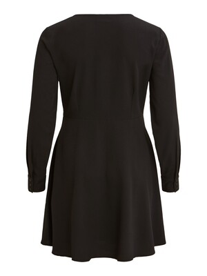 VIHAGRID L/S SHORT DRESS Black