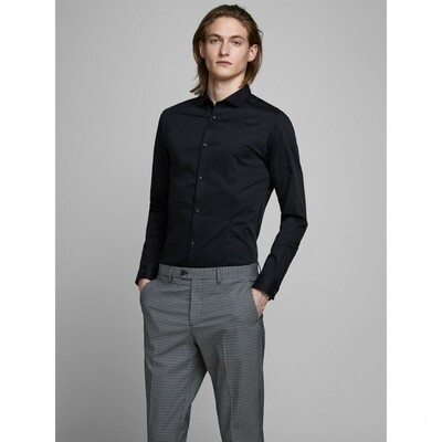 JJPR PARMA SHIRT L/S NOOS Black