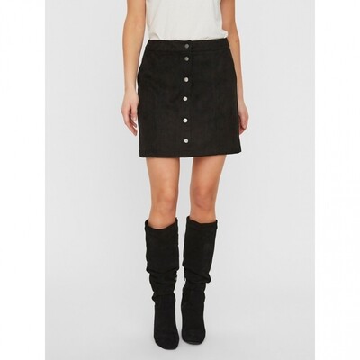 VMDONNARAY FAUXSUEDE SHORT SKIRT NOOS KI Black