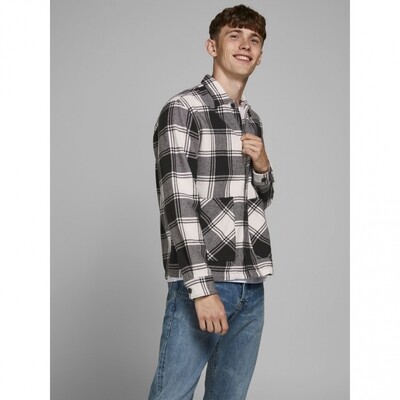 JOR FINN OVERSHIRT LS Cloud Dancer/SLIM