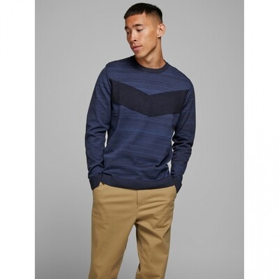 JCO STRIVE KNIT CREW NECK Sky Captain