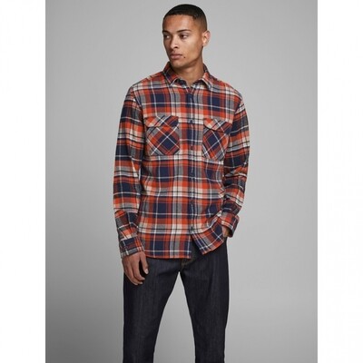 JOR JONAS SHIRT LS Navy Blazer/SLIM