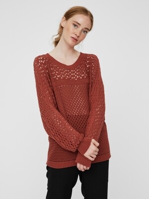 VMLIMA LS BOATNECK BLOUSE Marsala
