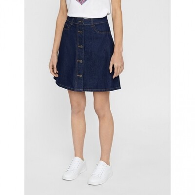 NMSUNNY SHORTDNM SKATER SKIRT GU027 NOOS Dark Blue Denim