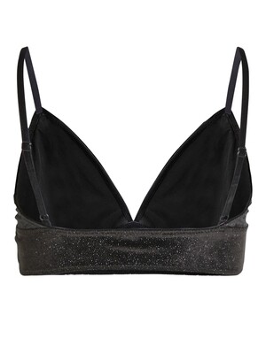 VIGLITTERING BRALETTE Black