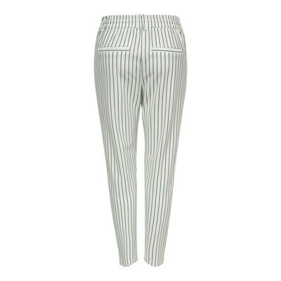 ONLPOPTRASH EASY RUSH STRIPE PNT NOOS Cloud Dancer-Black