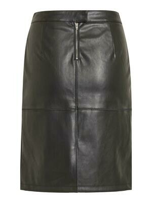 VIPEN NEW COATED SKIRT - NOOS Black