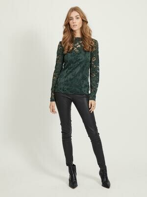 VISTASIA LACE L/S TOP - NOOS Pine