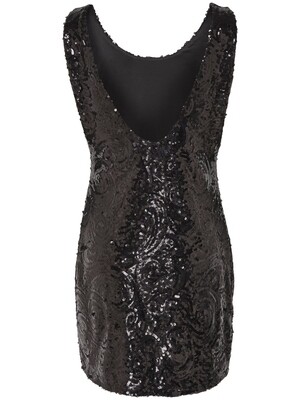 ONLMEDINO SL SEQUINS DRESS WVN Black