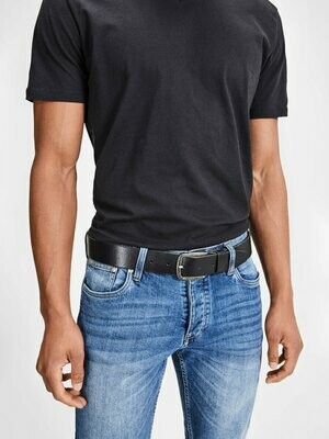 JACPAUL LEATHER BELT NOOS Black