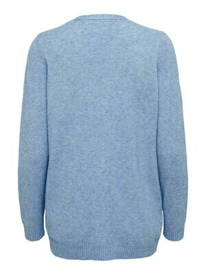 ONLLESLY L/S OPEN CARDIGAN KNT NOOS Allure/W. MELANGE
