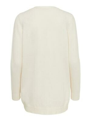 ONLLESLY L/S OPEN CARDIGAN KNT NOOS Whitecap Gray/W. MEL