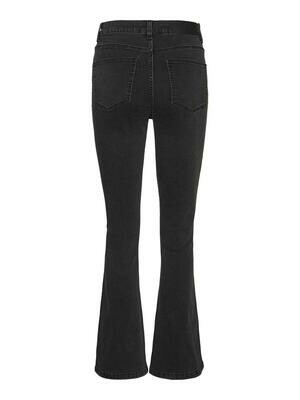 NMSALLIE HW FLARE JEANS VI069DG NOOS Dark Grey Denim