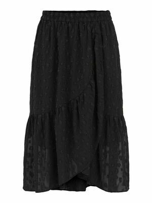 PCPERSILLA HW MIDI SKIRT D2D DMO Black