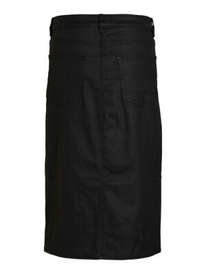 OBJCARLA HW COATED SKIRT 113 Black