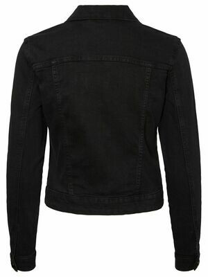 NMDEBRA L/S BLACK WASH DENIM JACKET NOOS Black