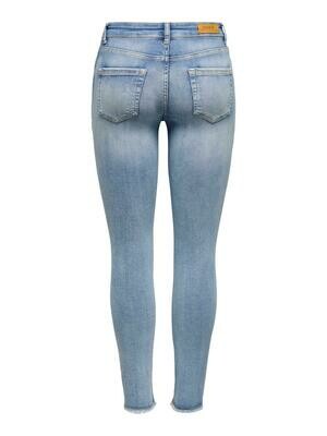 ONLBLUSH LIFE MID SK RW AK DT REA213NOOS Light Blue Denim