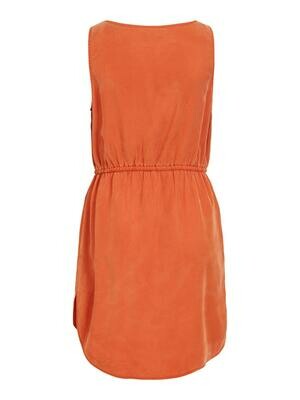 VIOLENNA LISTI S/L DRESS/SU Burnt Ochre