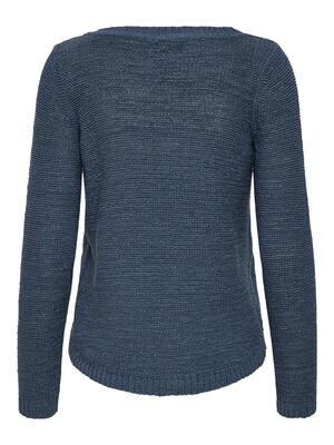 ONLGEENA XO L/S PULLOVER KNT NOOS Vintage Indigo