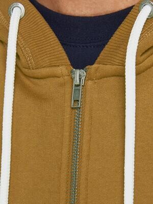 JORTONS SWEAT ZIP HOOD NOOS Rubber/STANDARD/SOLI