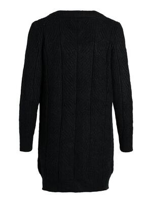 OBJNOVA STELLA L/S KNIT CARDIGAN NOOS Black