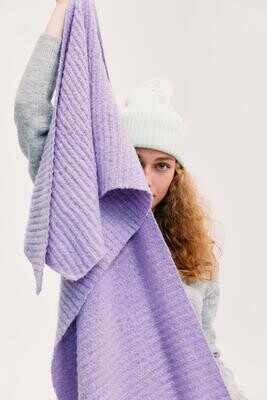 PCPYRON STRUCTURED LONG SCARF NOOS BC Lavender