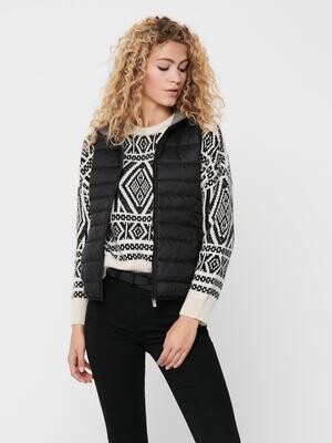 ONLNEWTAHOE HOOD WAISTCOAT OTW NOOS Black