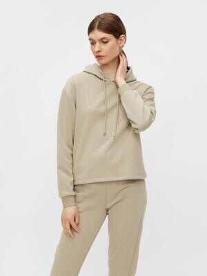 PCCHILLI LS HOODIE NOOS BC Silver Mink