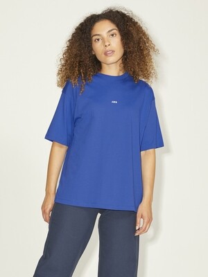 JXANDREA SS LOOSE EVERY LOGO TEE NOOS Blue Iolite/WHITE LO