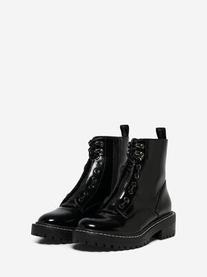 ONLBOLD-4 PU LACE UP BOOT NOOS Black