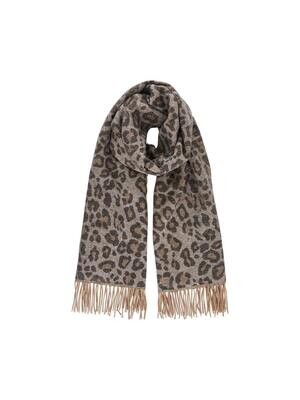 PCJIRA WOOL SCARF NOOS Natural/LEO