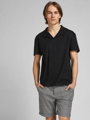 JPSTCONNOR JJSHORTS AKM SN Black-YELLOW CHECK