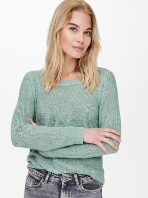 ONLGEENA XO L/S PULLOVER KNT NOOS Harbor Gray