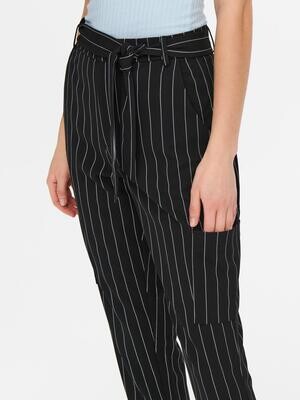 JDYGEGGO BELT POCKET PANT JRS Black-PIN STRIPES