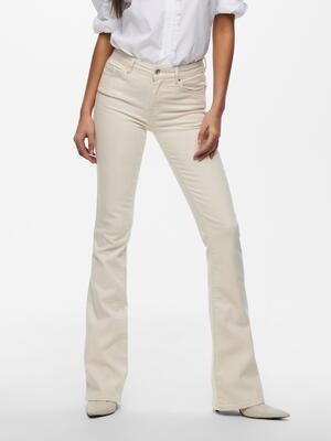ONLBLUSH LIFE MID FLARED BB DOT019 NOOS Ecru