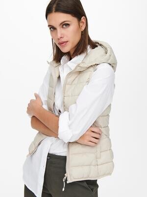 ONLNEWTAHOE HOOD WAISTCOAT OTW NOOS Pumice Stone