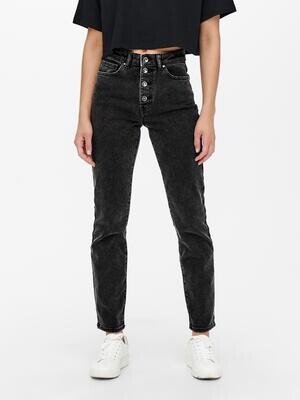 ONLEMILY HW ST BUTTON AK BJ859 NOOS Washed Black
