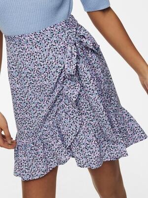 ONLOLIVIA WRAP SKIRT WVN NOOS Chinese Violet-NANNA FLOWER
