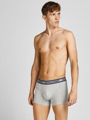 JACBLACK FRIDAY TRUNKS 5 PACK LN Dark Grey Melange-LGM - Sea Mo