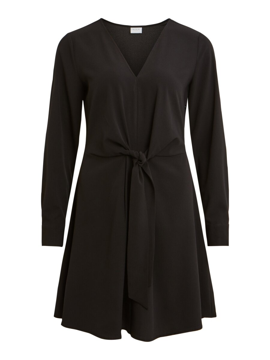 VIHAGRID L/S SHORT DRESS Black