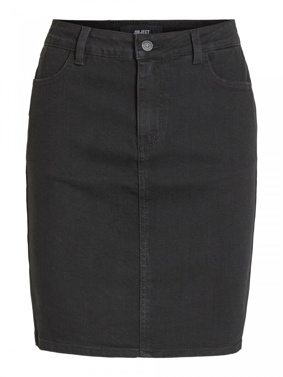 OBJWIN NEW DENIM SKIRT NOOS Black