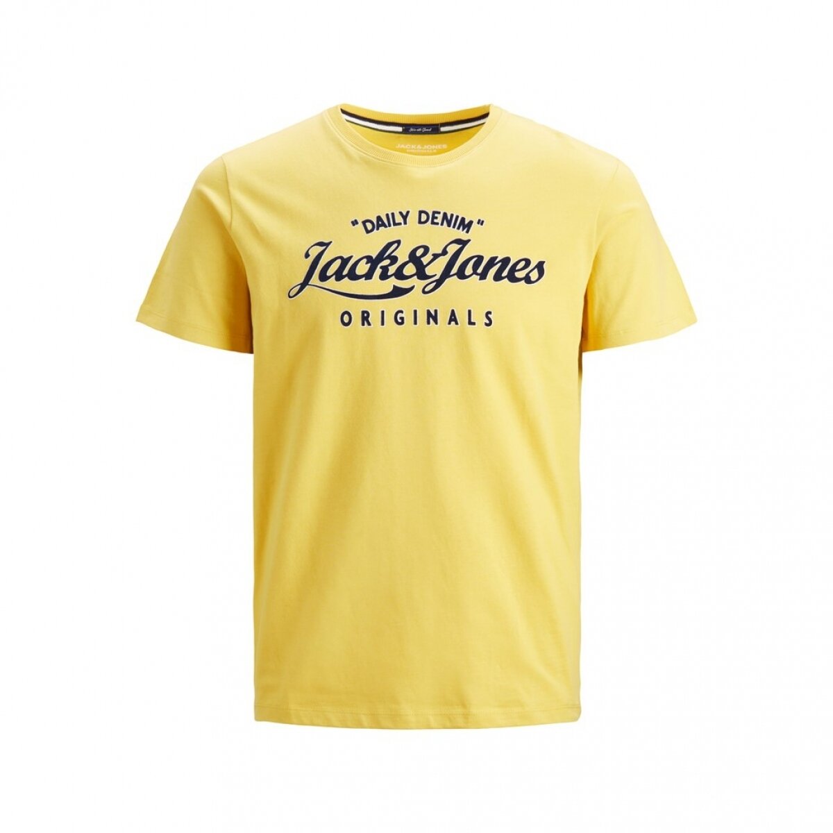 JOR LARS TEE SSCREW NECK Spicy Mustard/REG. J