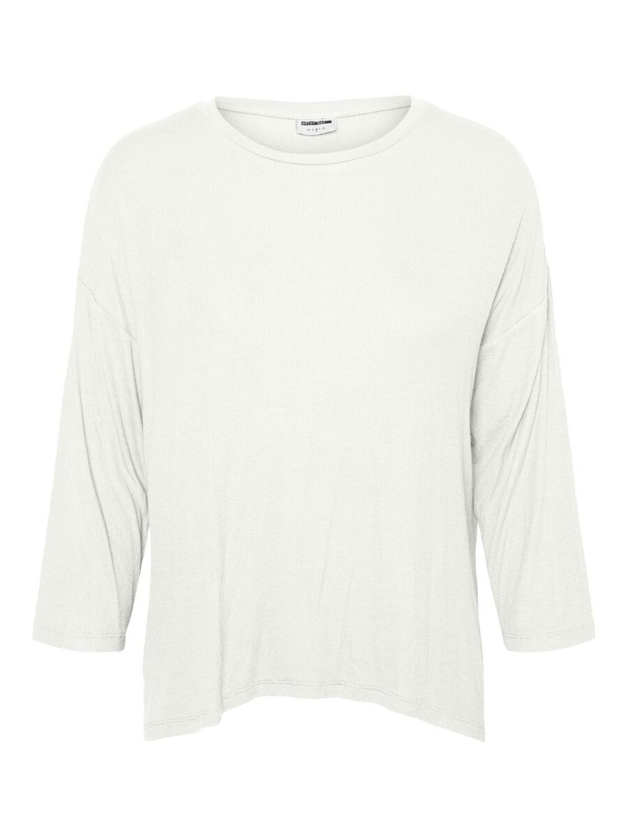 NMHENLEY 3/4 SLEEVE LOOSE TOP Snow White