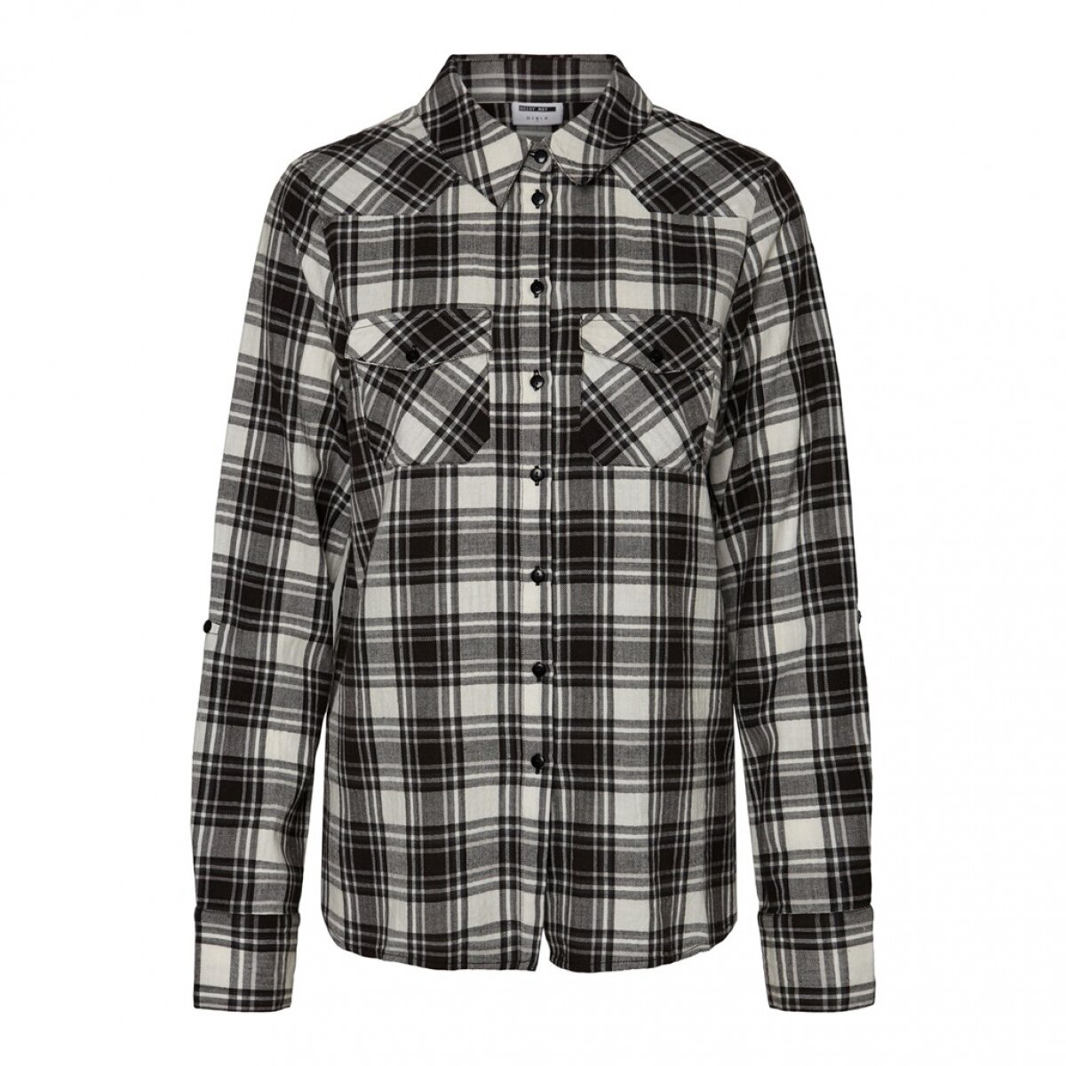 NMERIK L/S SHIRT BG NOOS Bright White/Check