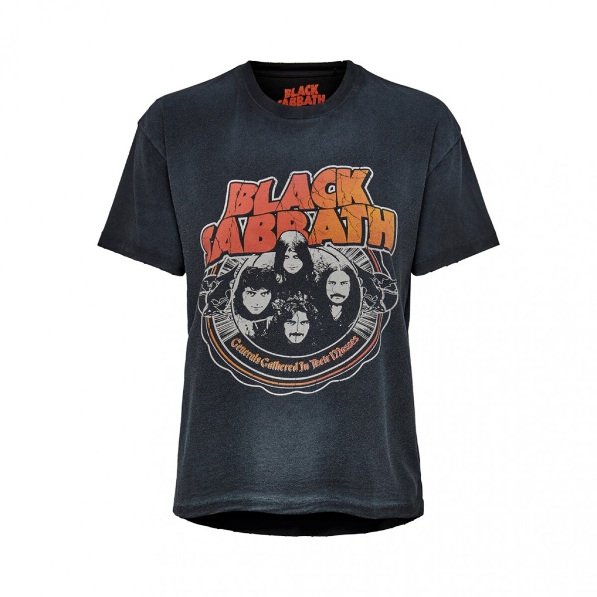 ONLBLACK SABBATH LIFE BOXY SS DNM TEE Black
