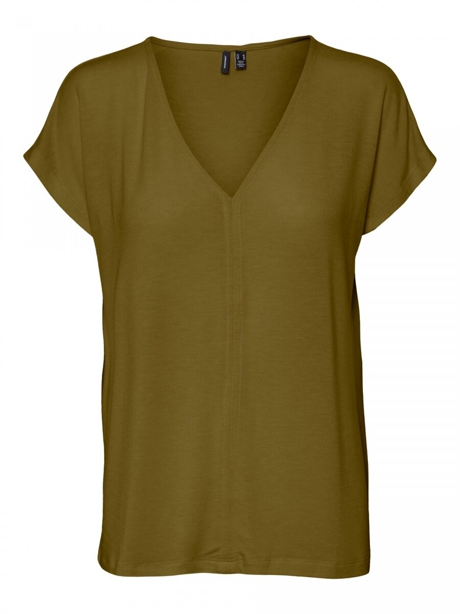 VMVIOLET HONIE SS WIDE TOP JRS GA Fir Green
