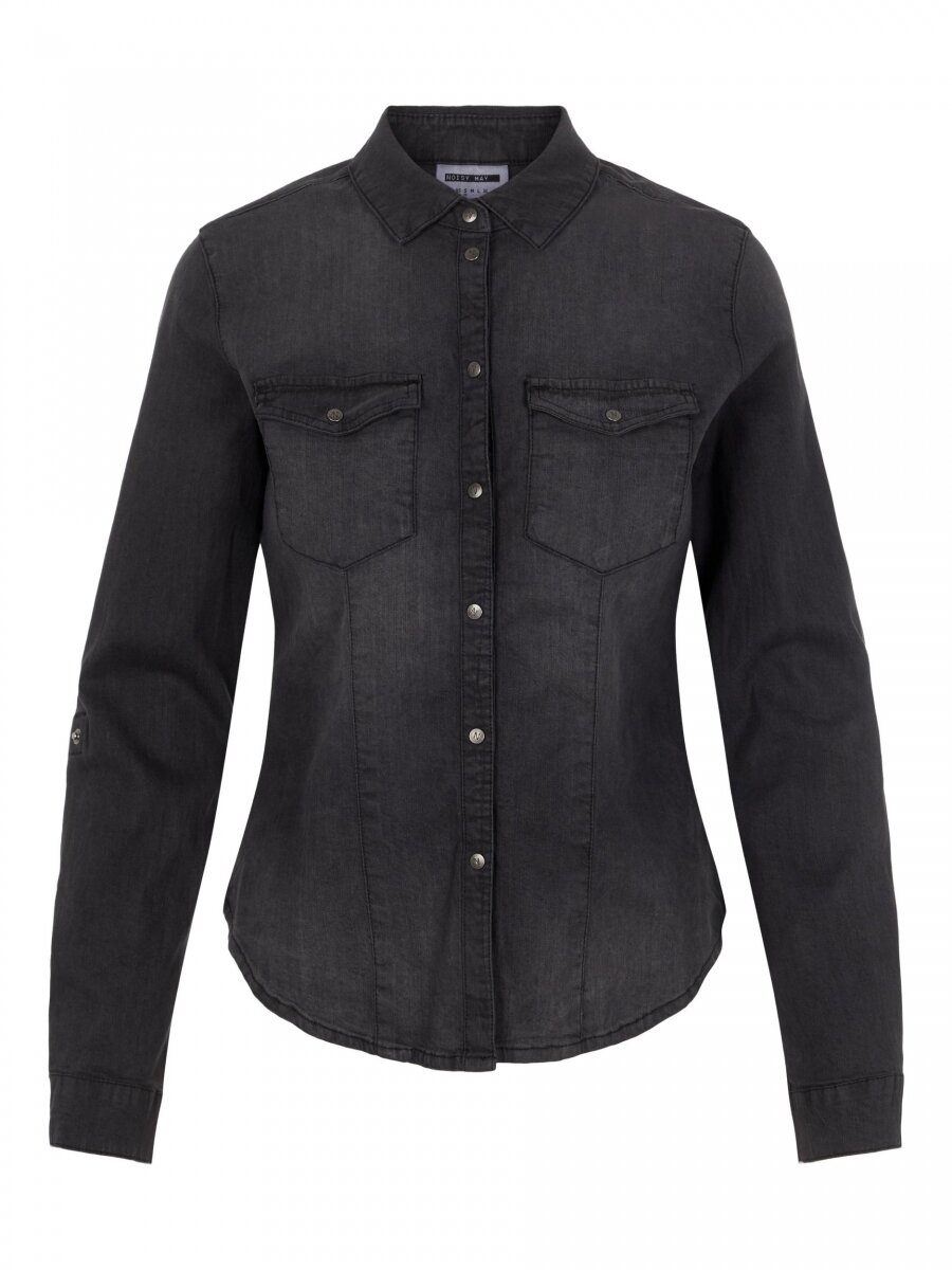 NMDILEM L/S SLIM SHIRT BI017BL NOOS Black Denim