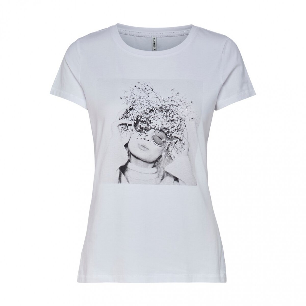 ONLELLIE LIFE FIT S/S BOX TOP JRS Bright White