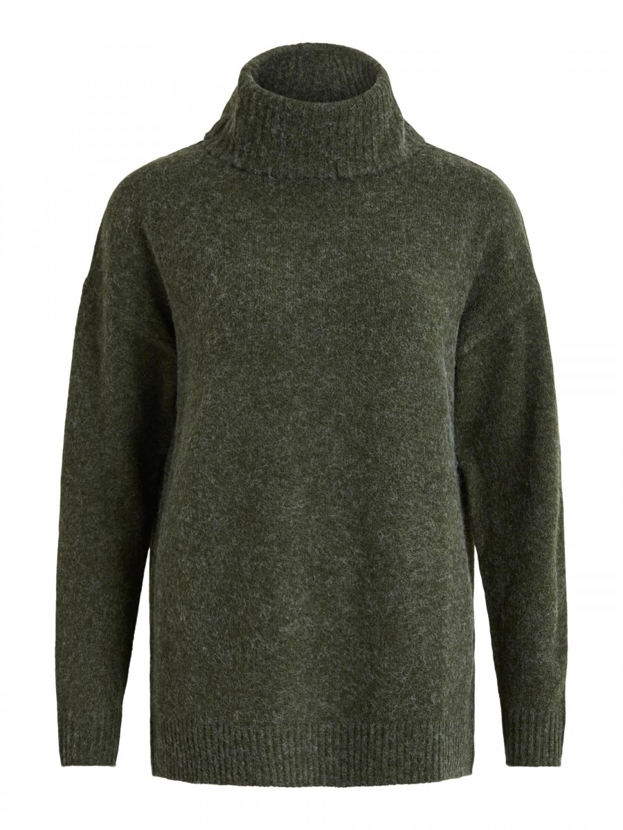 VIHANNA KNIT ROLLNECK L/S TOP/SU-NOOS Forest Night/ZINNAIA